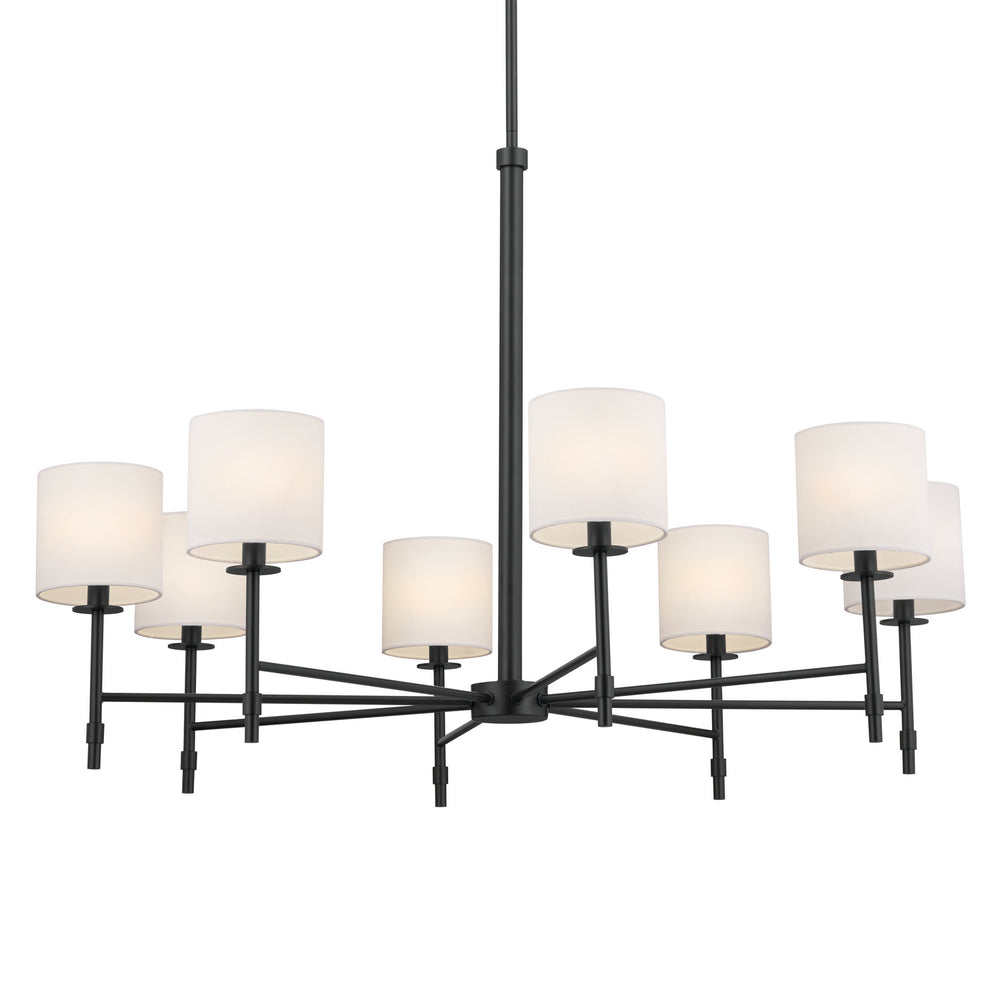 Kichler Canada - 52502BK - Eight Light Chandelier - Ali - Black