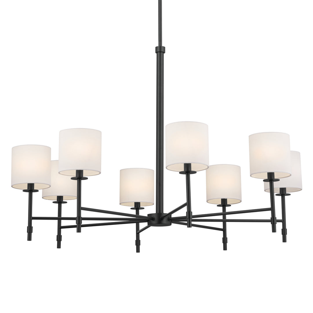 Kichler Canada - 52502BK - Eight Light Chandelier - Ali - Black
