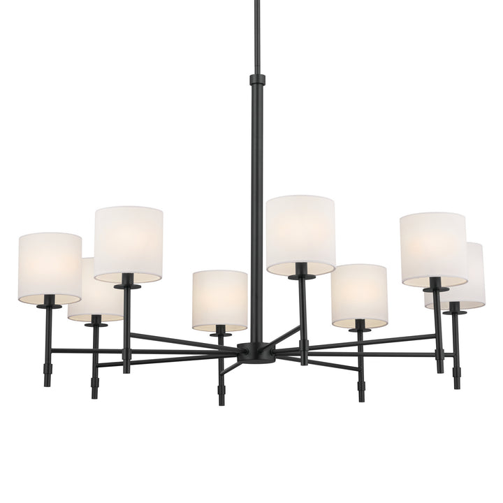 Kichler Canada - 52502BK - Eight Light Chandelier - Ali - Black