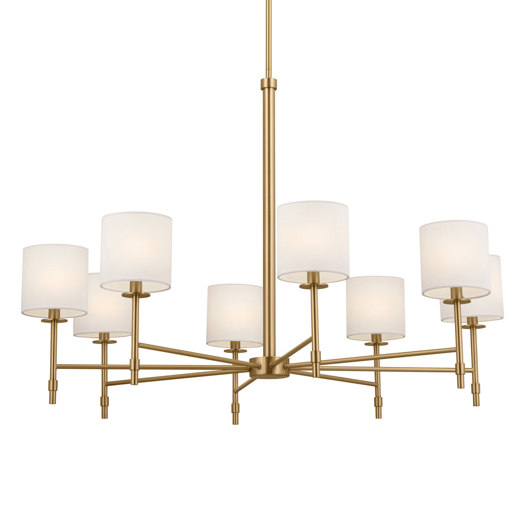 Kichler Canada - 52502BNB - Eight Light Chandelier - Ali - Brushed Natural Brass