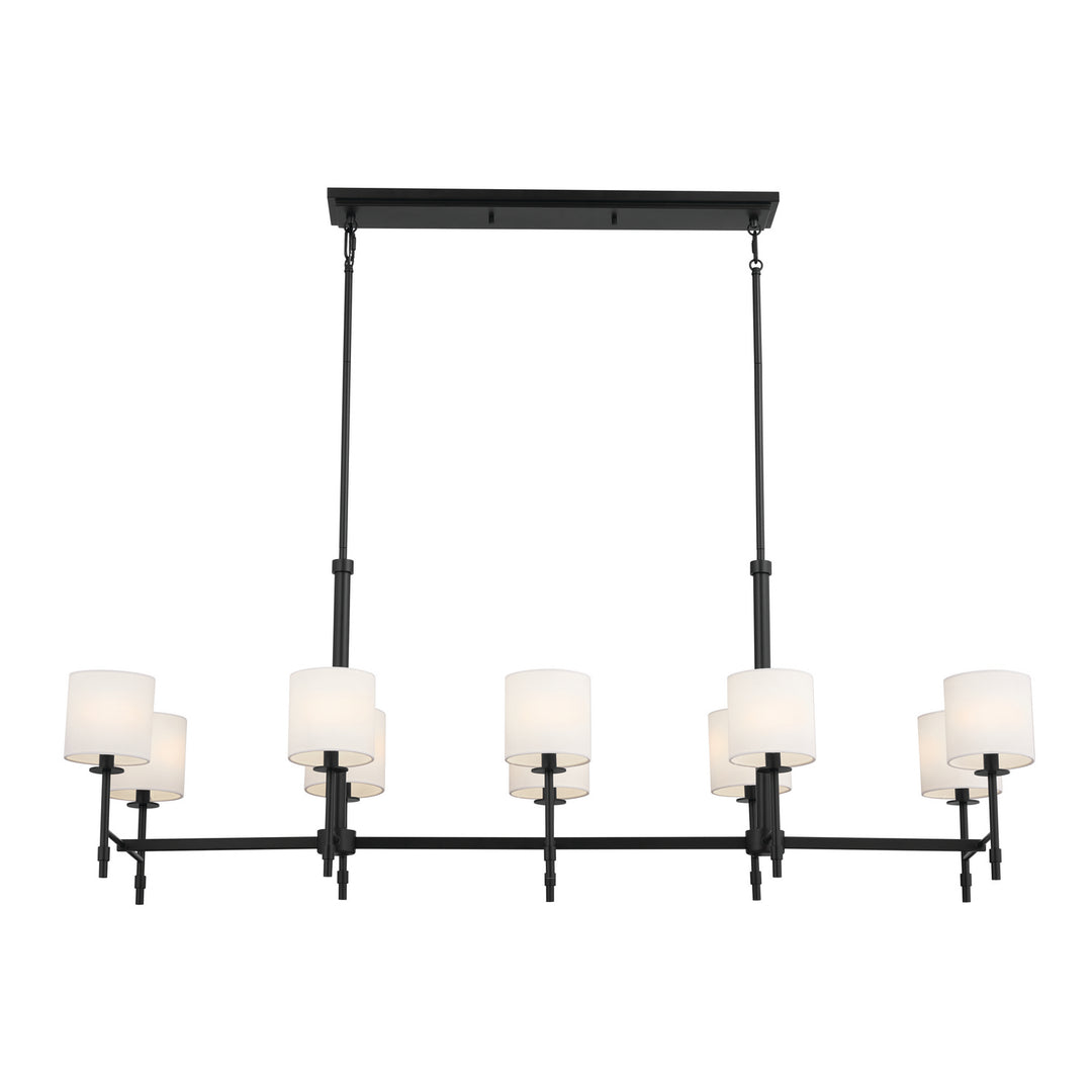 Kichler Canada - 52503BK - Ten Light Linear Chandelier - Ali - Black