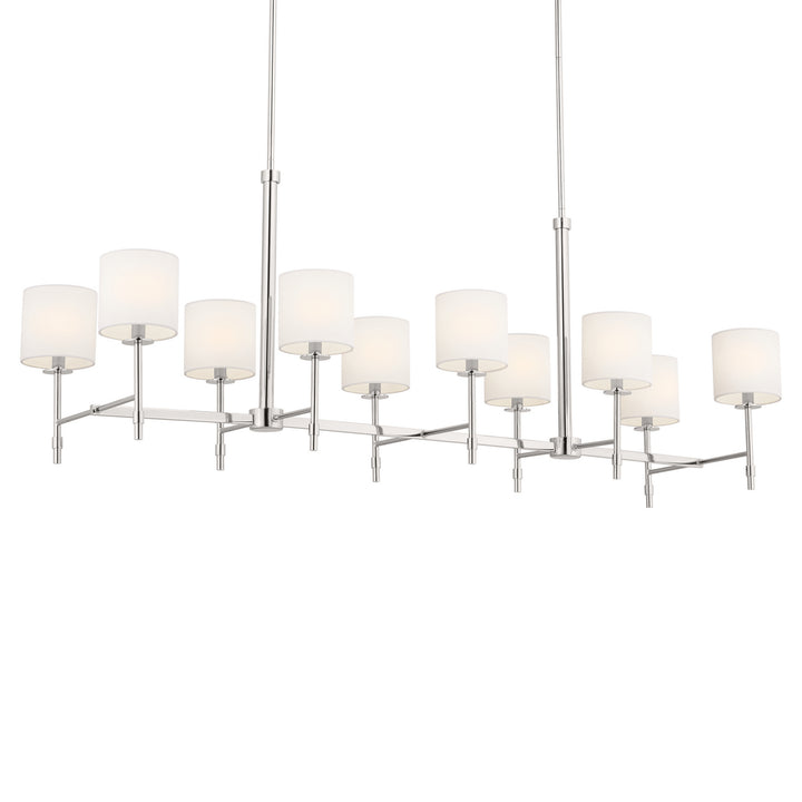 Kichler Canada - 52503PN - Ten Light Linear Chandelier - Ali - Polished Nickel