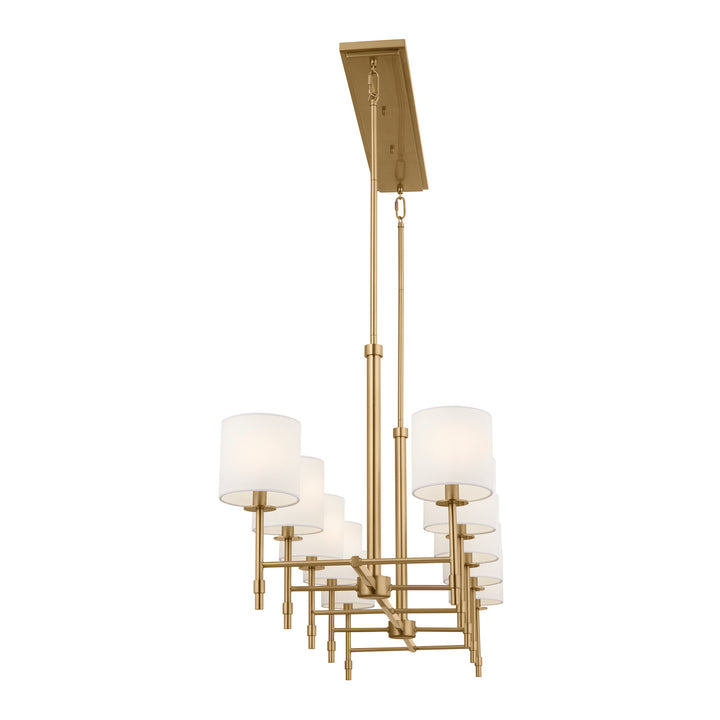 Kichler Canada - 52503BNB - Ten Light Linear Chandelier - Ali - Brushed Natural Brass