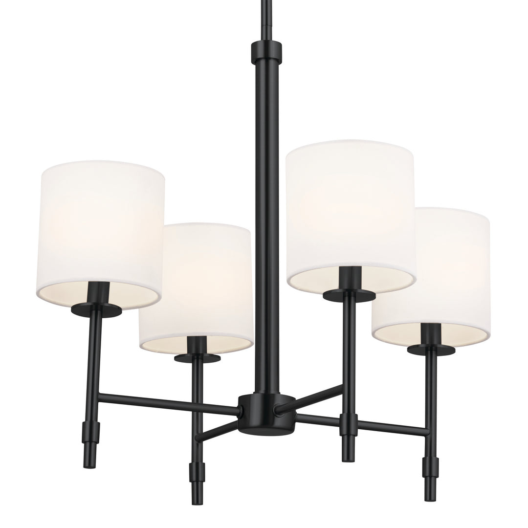 Kichler Canada - 52504BK - Four Light Chandelier - Ali - Black