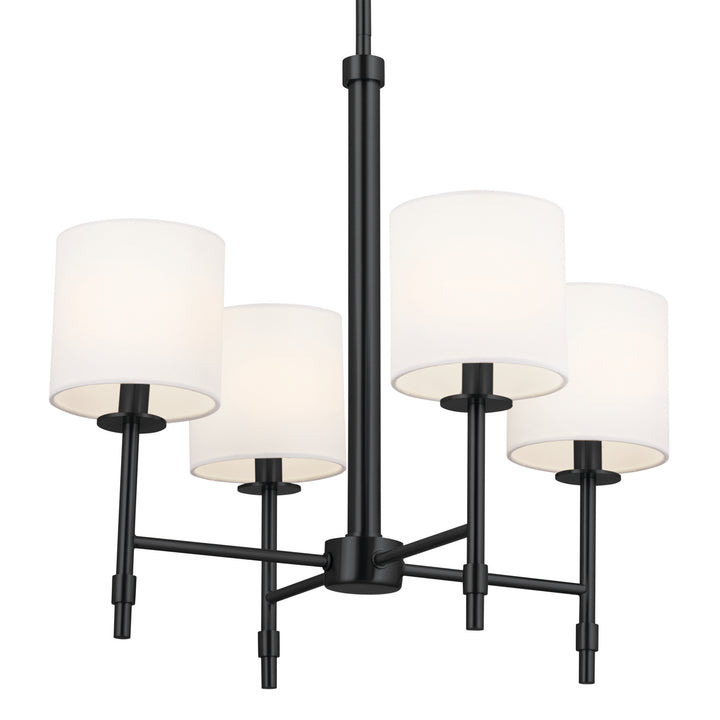 Kichler Canada - 52504BK - Four Light Chandelier - Ali - Black