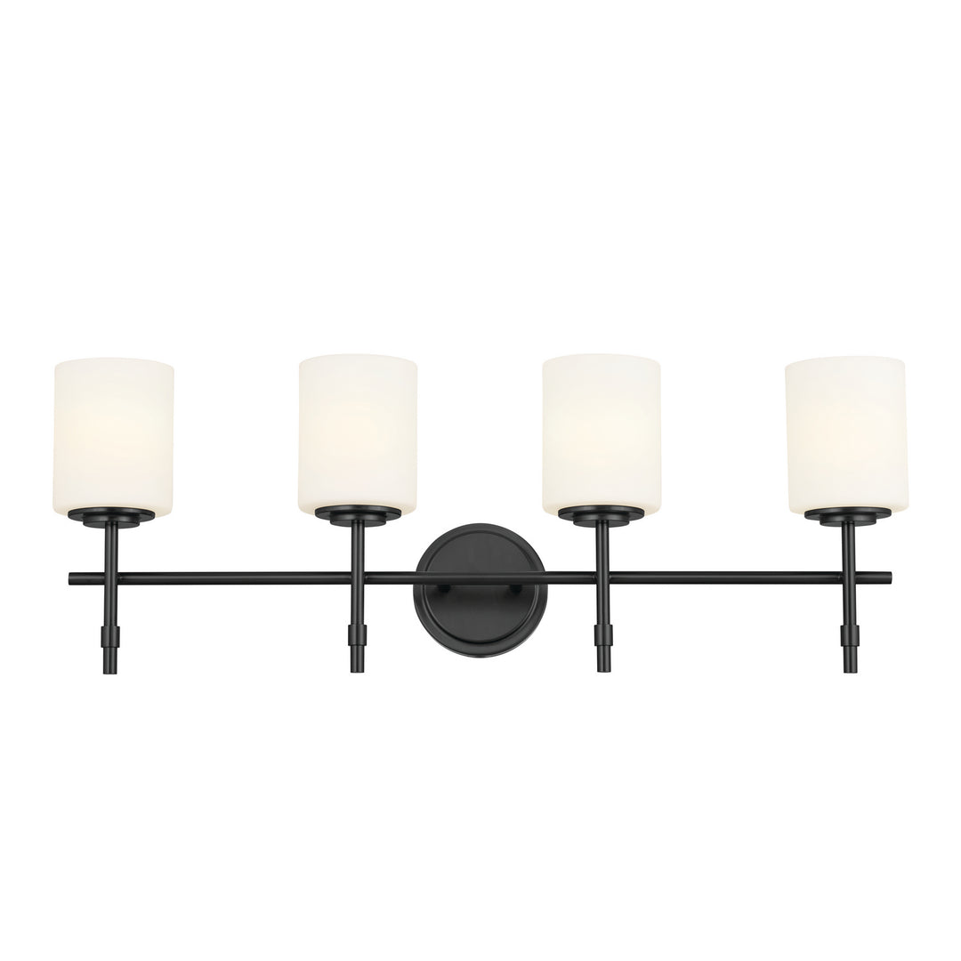 Kichler Canada - 55143BK - Four Light Bath - Ali - Black