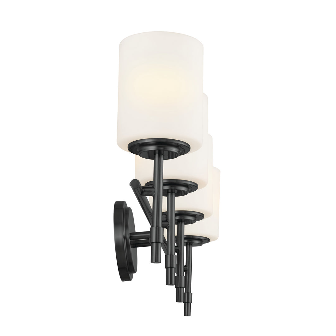 Kichler Canada - 55143BK - Four Light Bath - Ali - Black