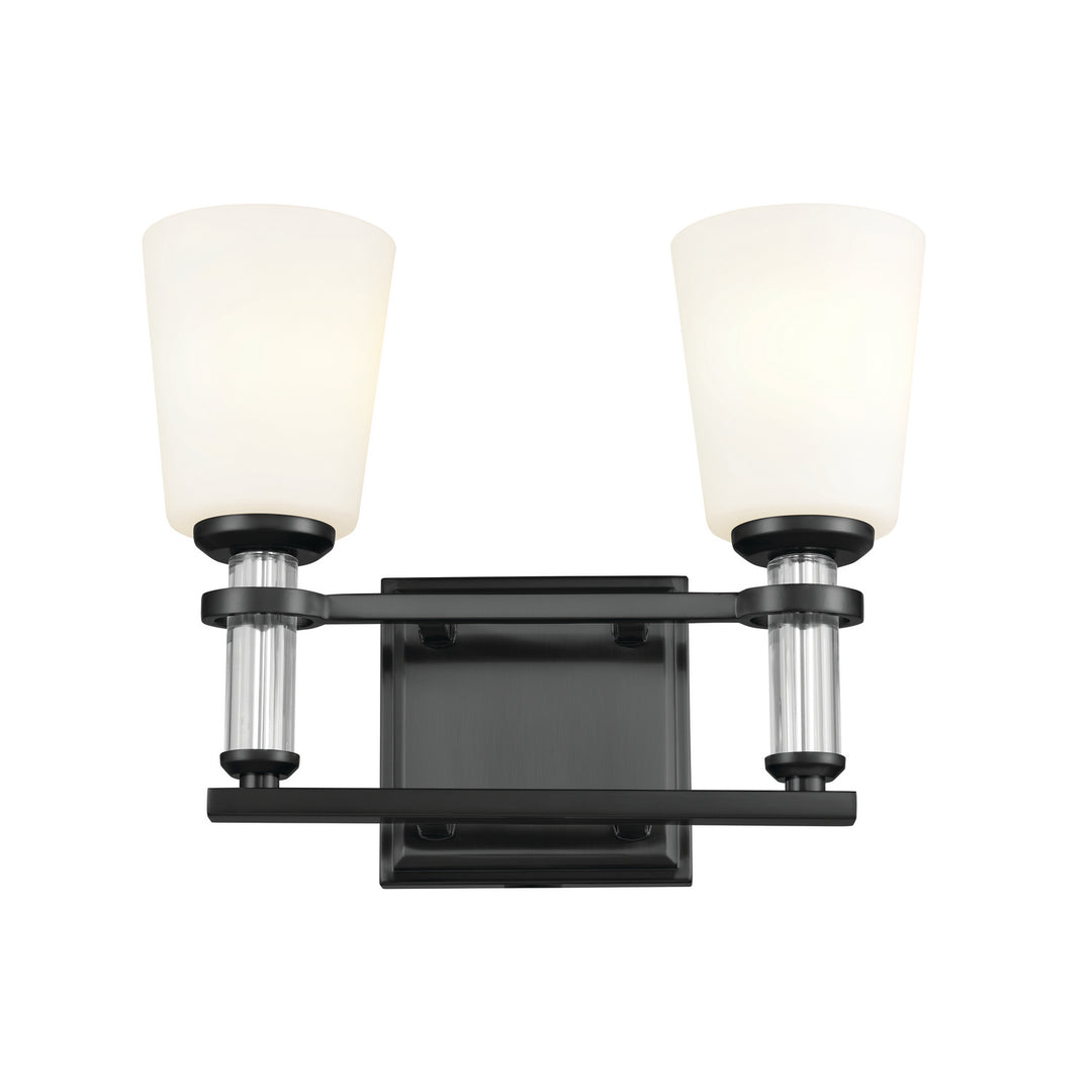 Kichler Canada - 55146BK - Two Light Bath - Rosalind - Black