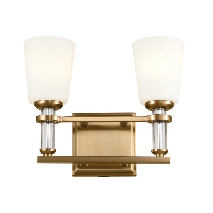 Kichler Canada - 55146BNB - Two Light Bath - Rosalind - Brushed Natural Brass