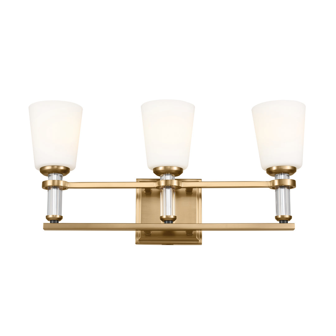 Kichler Canada - 55147BNB - Three Light Bath - Rosalind - Brushed Natural Brass