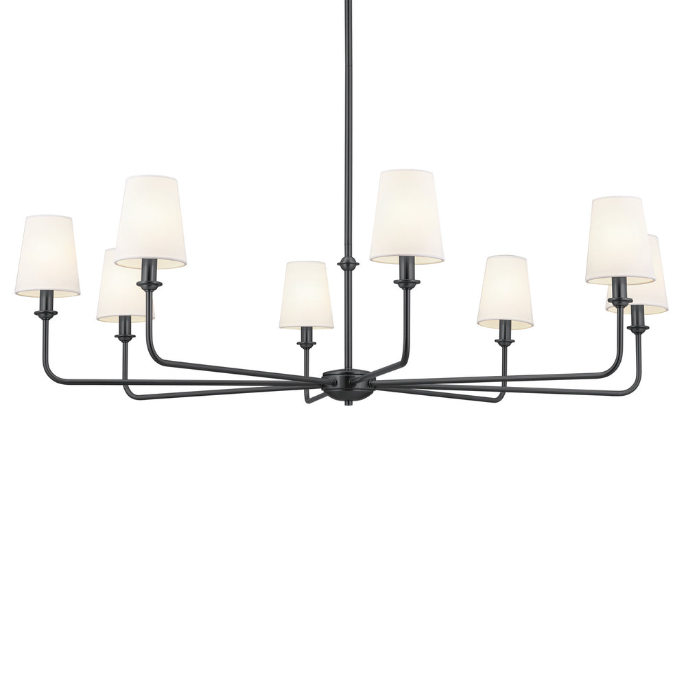 Kichler Canada - 52517BK - Eight Light Chandelier - Pallas - Black