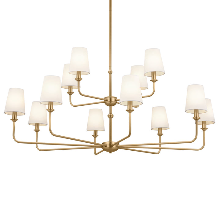Kichler Canada - 52518BNB - 12 Light Chandelier - Pallas - Brushed Natural Brass