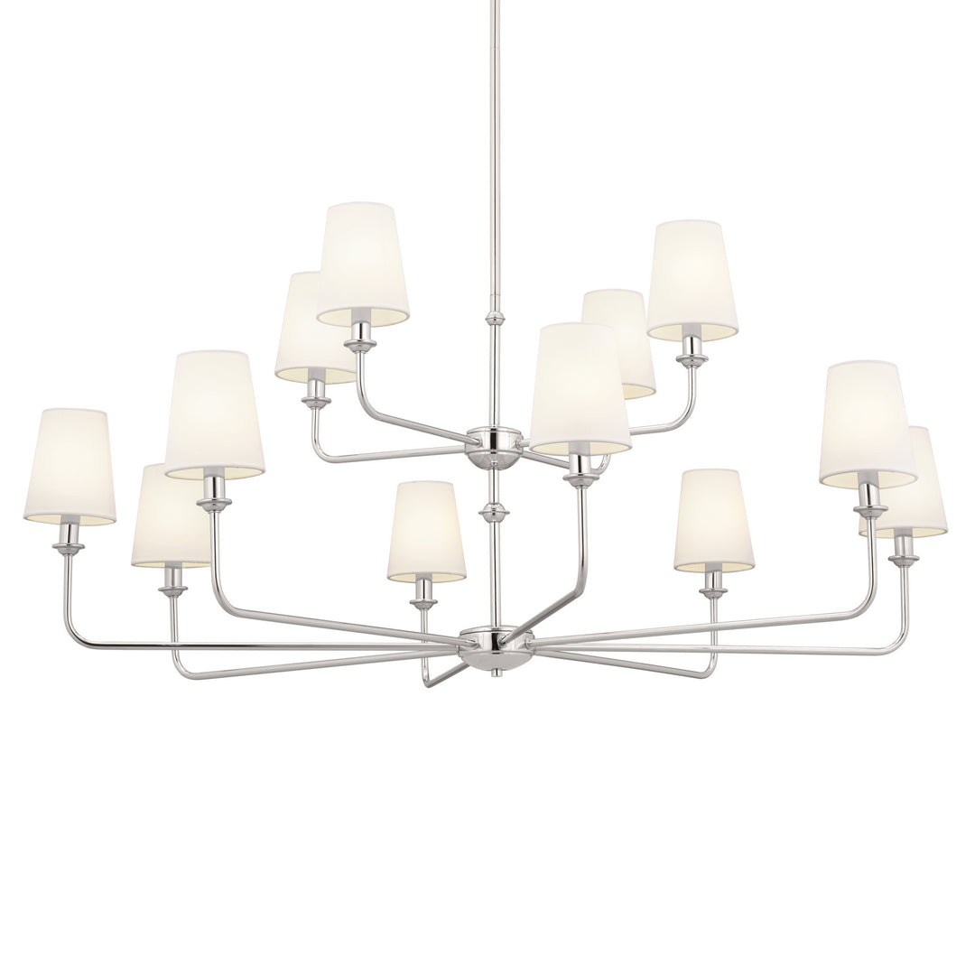 Kichler Canada - 52518PN - 12 Light Chandelier - Pallas - Polished Nickel