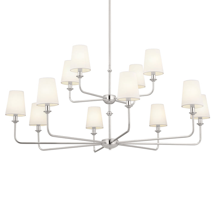 Kichler Canada - 52518PN - 12 Light Chandelier - Pallas - Polished Nickel