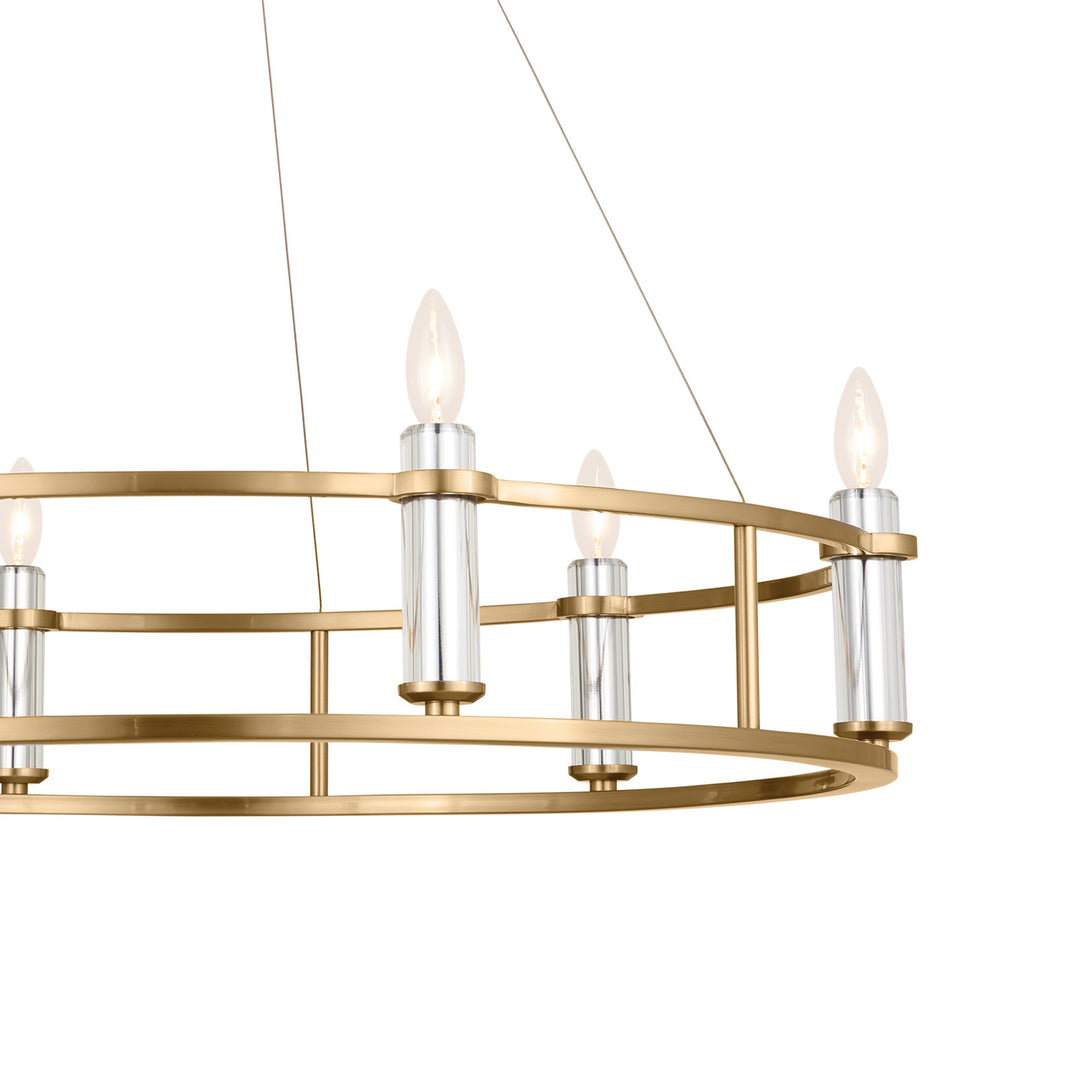 Kichler Canada - 52490BNB - Six Light Chandelier - Rosalind - Brushed Natural Brass
