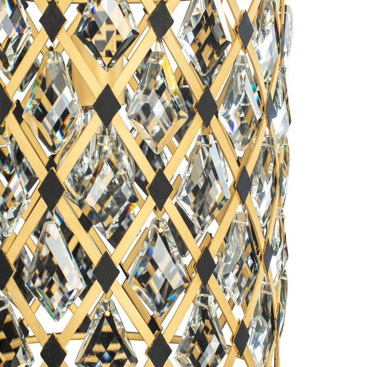 Varaluz - 345P01FGMB - One Light Pendant - Windsor - French Gold/Matte Black