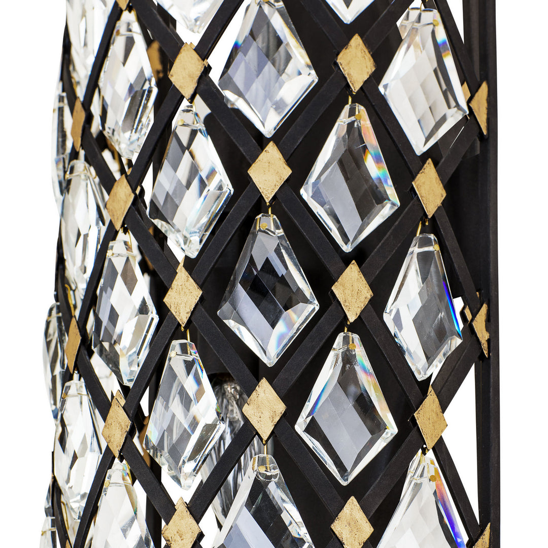 Varaluz - 345W02SCBHG - Two Light Wall Sconce - Windsor - Carbon/Havana Gold