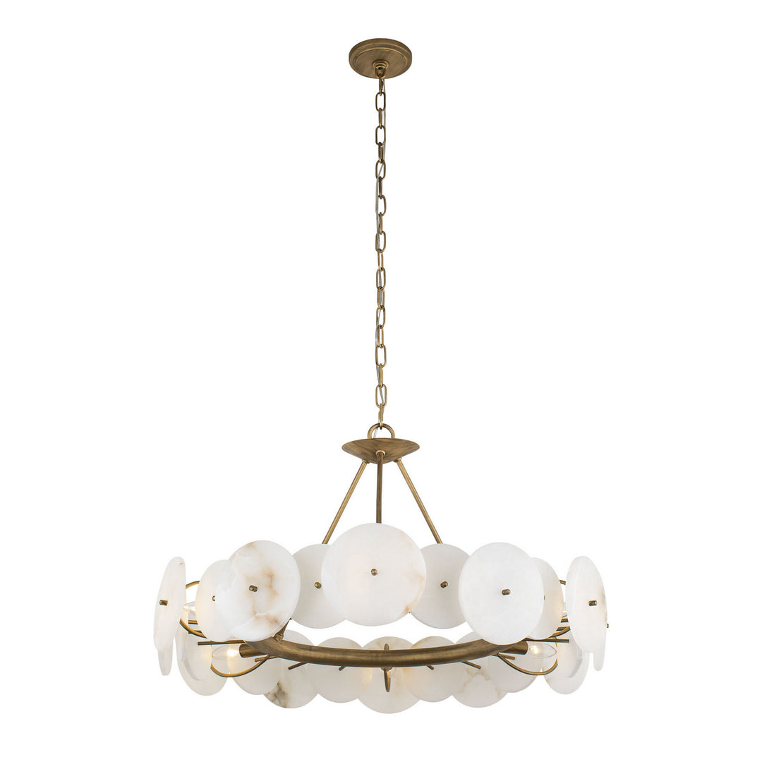 Varaluz - 370C06HG - Six Light Chandelier - Cosmos - Havana Gold