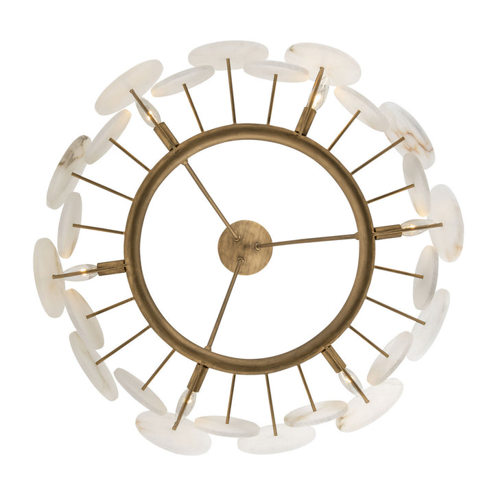 Varaluz - 370C06HG - Six Light Chandelier - Cosmos - Havana Gold