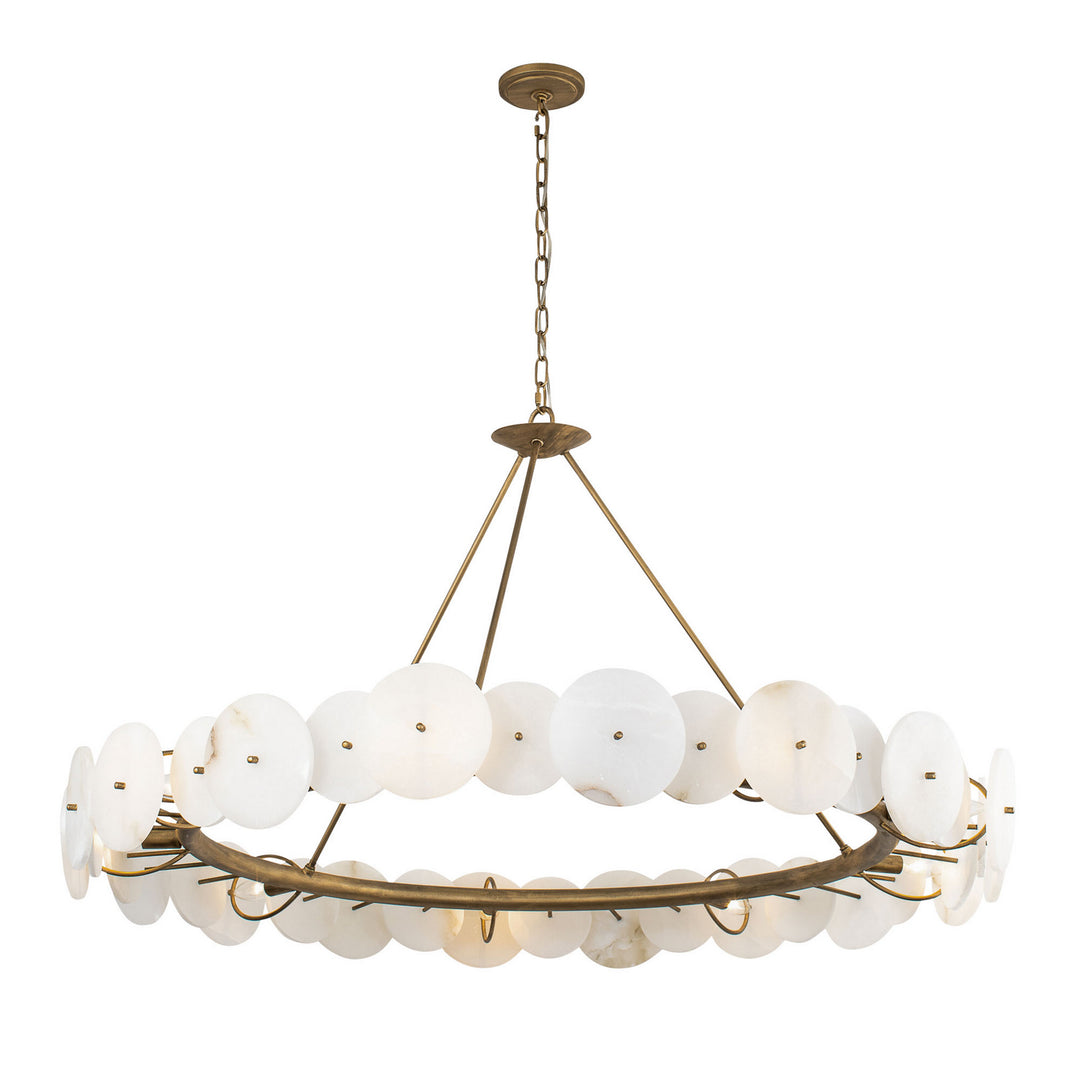 Varaluz - 370C09HG - Nine Light Chandelier - Cosmos - Havana Gold