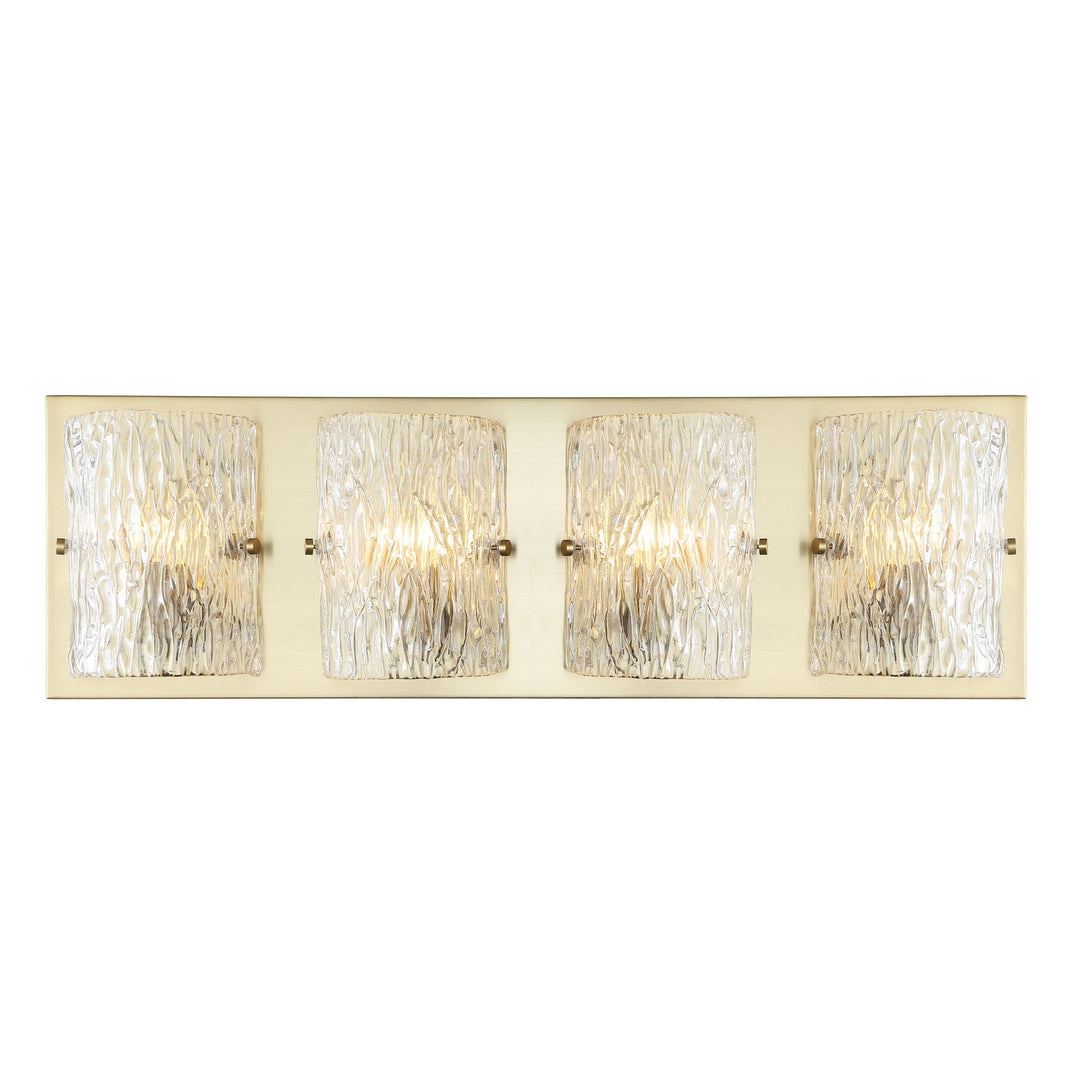 Varaluz - 376B04SB - Four Light Bath - Morgan - Satin Brass