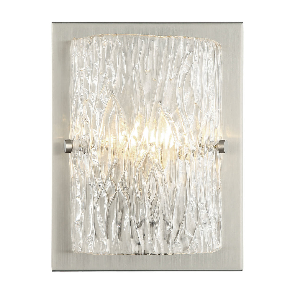 Varaluz - 376W01BN - One Light Wall Sconce - Morgan - Brushed Nickel