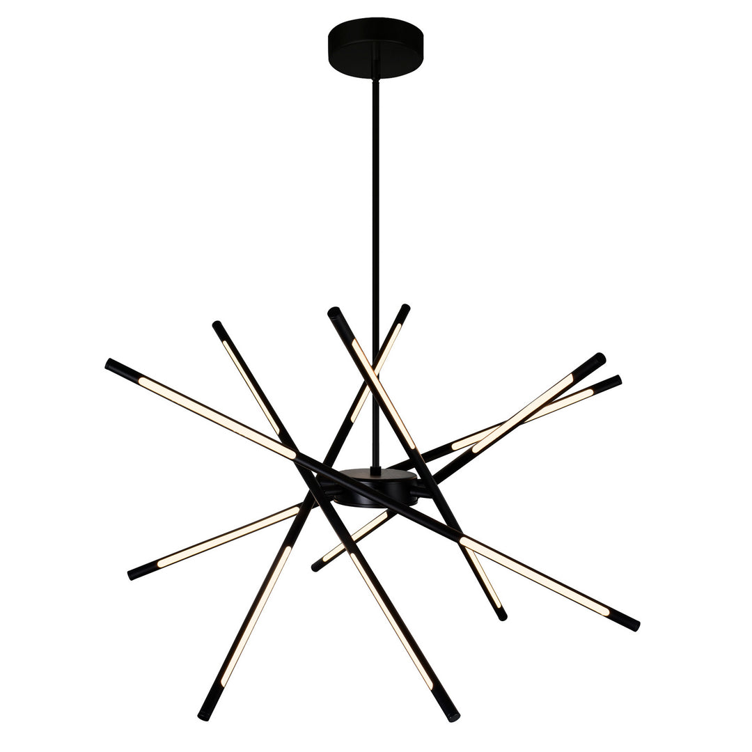CWI Lighting Canada - 1375P31-6-101 - LED Chandelier - Oskil - Black