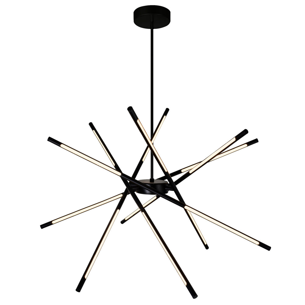 CWI Lighting Canada - 1375P43-6-101 - LED Chandelier - Oskil - Black