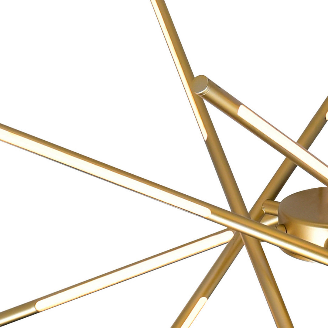 CWI Lighting Canada - 1375P43-6-602 - LED Chandelier - Oskil - Satin Gold