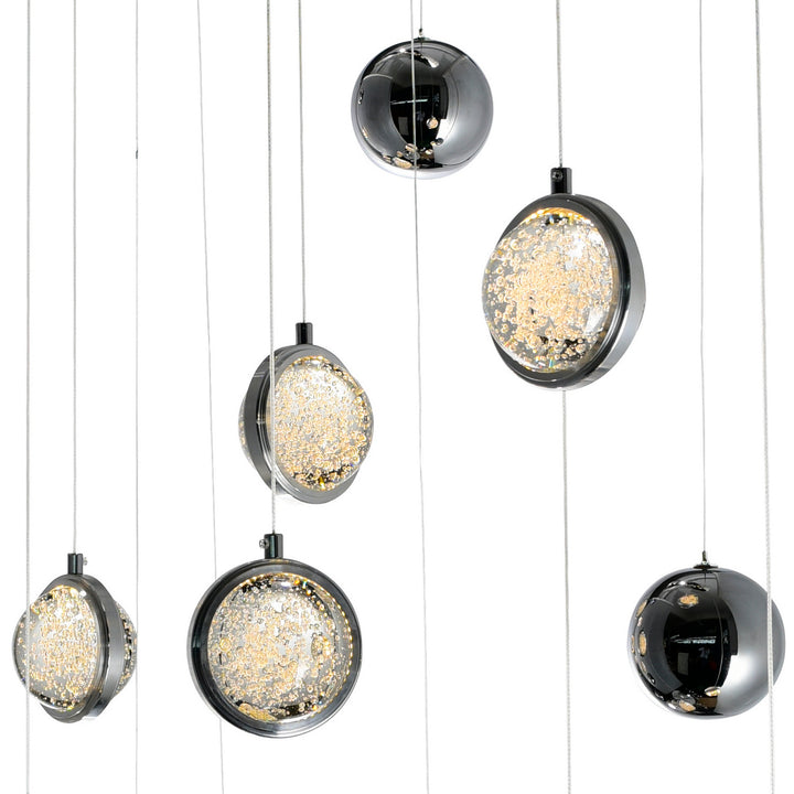 CWI Lighting Canada - 1673P40-9-613-RC - LED Chandelier - Salvador - Polished Nickel