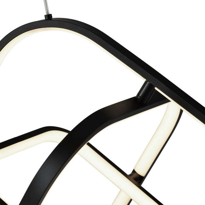 Artcraft Canada - AC6690BK - LED Pendant - Sienna - Semi Gloss Black