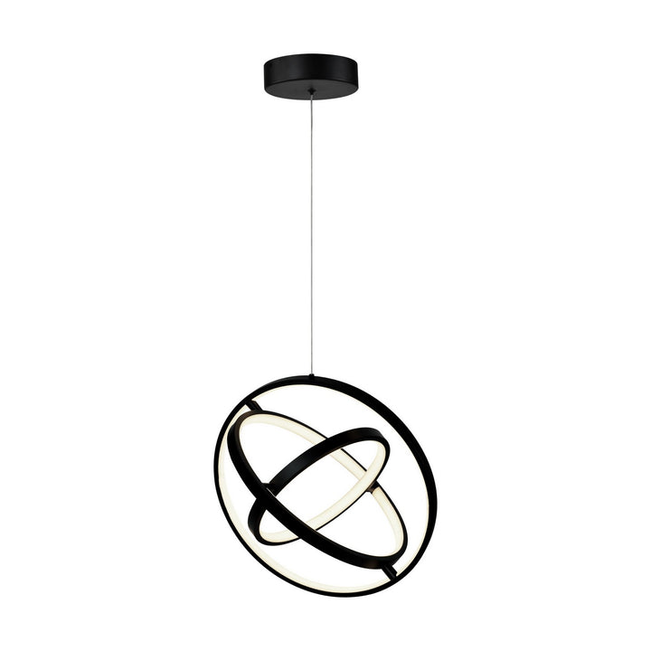 Artcraft Canada - AC6691BK - LED Pendant - Sienna - Semi Gloss Black