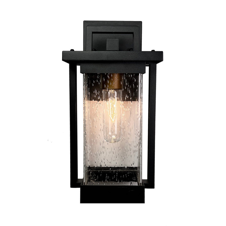 Artcraft Canada - AC8021BK - One Light Outdoor Wall Sconce - Port Charlotte Collection - Matte Black