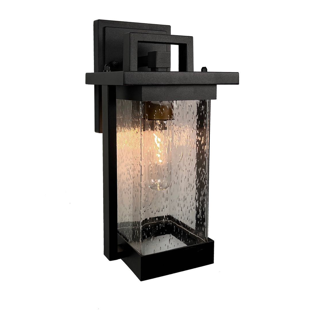 Artcraft Canada - AC8021BK - One Light Outdoor Wall Sconce - Port Charlotte Collection - Matte Black
