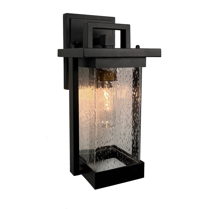 Artcraft Canada - AC8021BK - One Light Outdoor Wall Sconce - Port Charlotte Collection - Matte Black