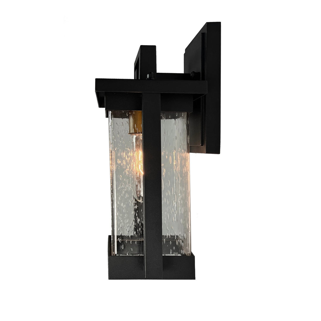 Artcraft Canada - AC8021BK - One Light Outdoor Wall Sconce - Port Charlotte Collection - Matte Black