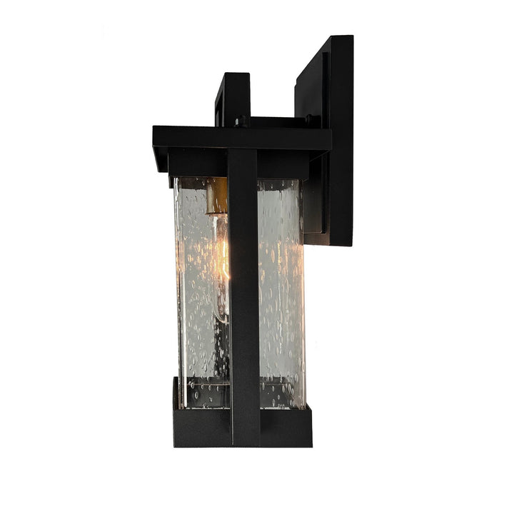 Artcraft Canada - AC8021BK - One Light Outdoor Wall Sconce - Port Charlotte Collection - Matte Black