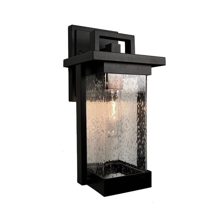 Artcraft Canada - AC8021BK - One Light Outdoor Wall Sconce - Port Charlotte Collection - Matte Black