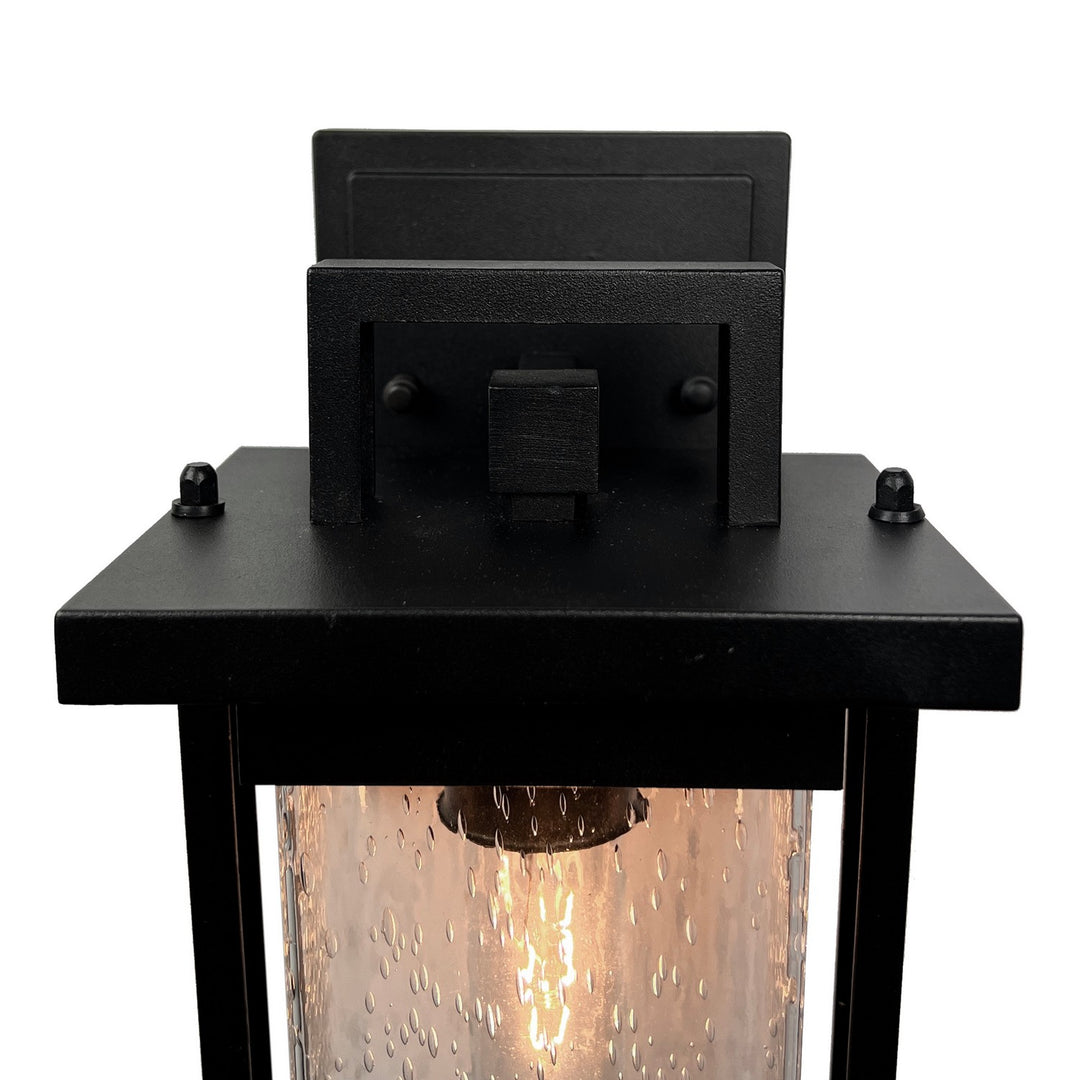 Artcraft Canada - AC8021BK - One Light Outdoor Wall Sconce - Port Charlotte Collection - Matte Black