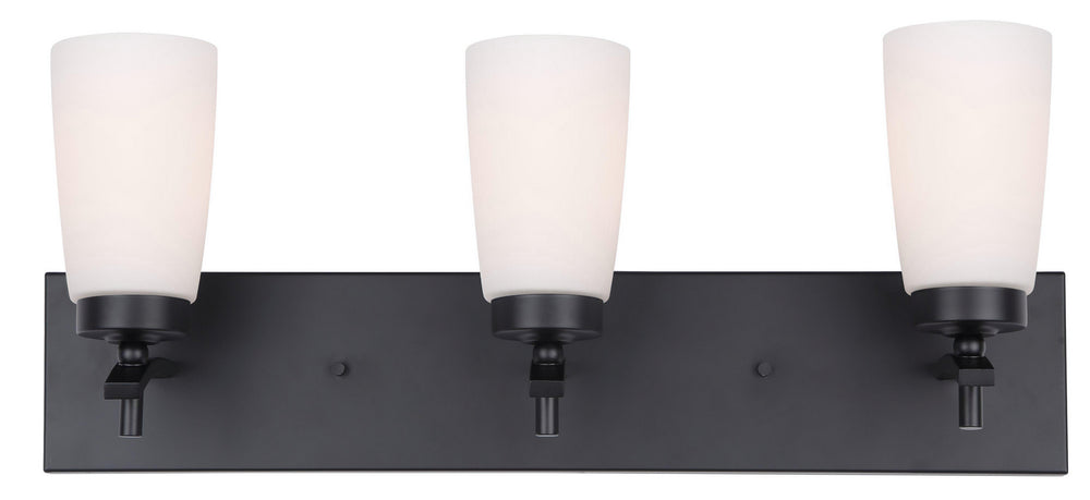 Canarm Canada - IVL326A03BK - Three Light Vanity - Portia - Matte Black