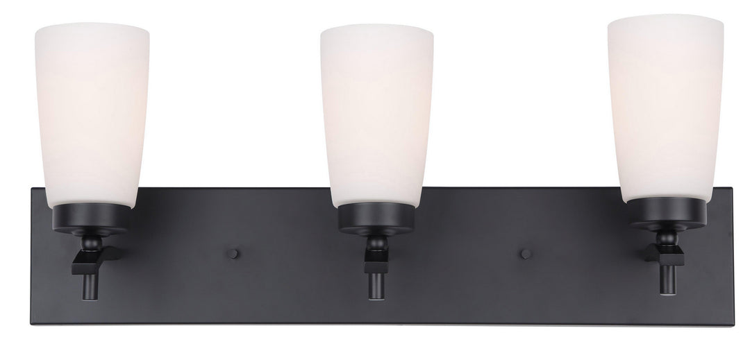 Canarm Canada - IVL326A03BK - Three Light Vanity - Portia - Matte Black