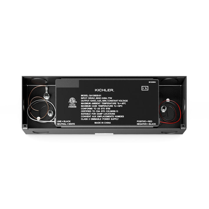 Kichler Canada - 4TD12V060BKTV2 - Power Supply - Led Power Supply 12V - Black Textured