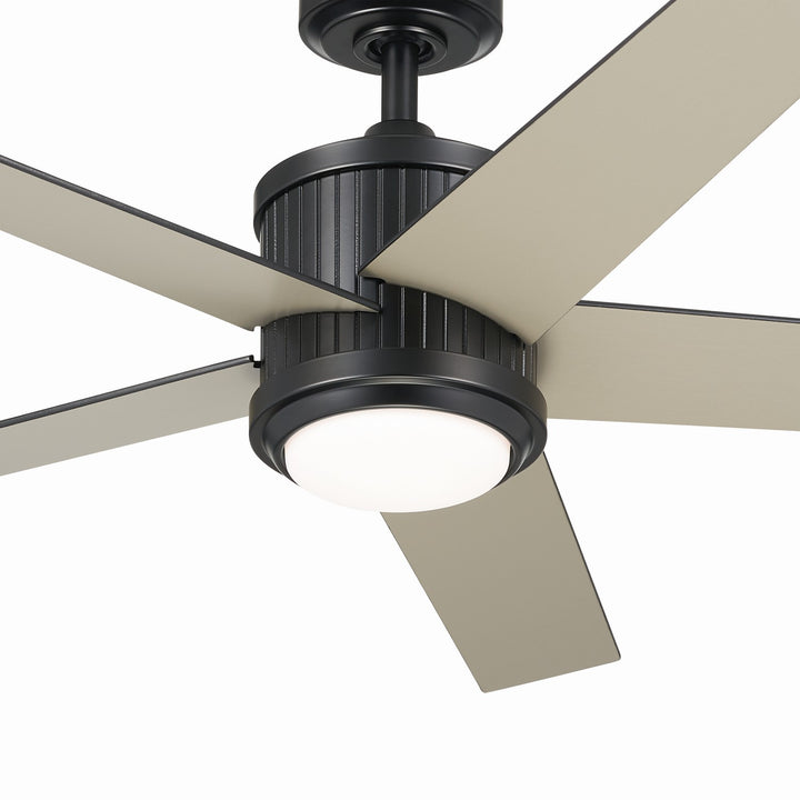Kichler Canada - 300048SBK - 48"Ceiling Fan - Brahm - Satin Black