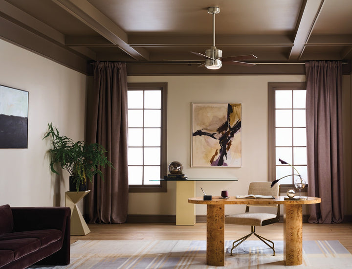 Kichler Canada - 300048BSS - 48"Ceiling Fan - Brahm - Brushed Stainless Steel