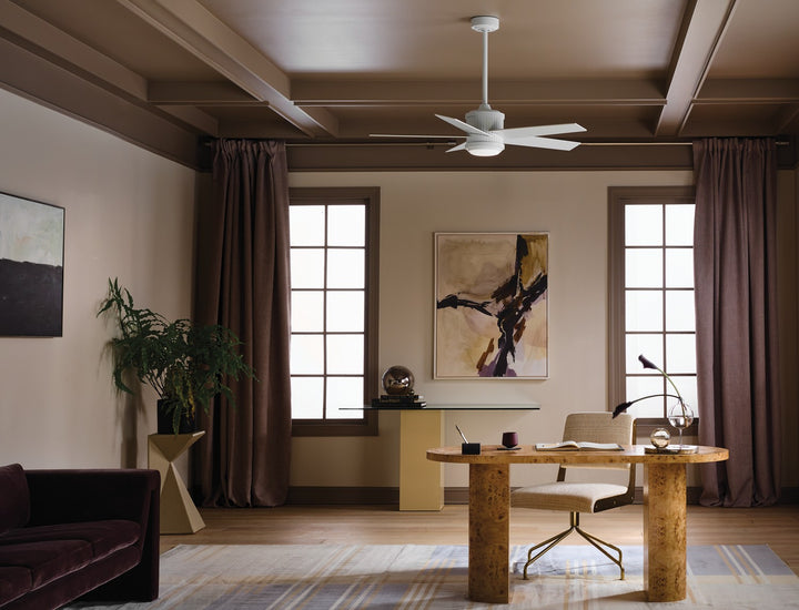 Kichler Canada - 300048MWH - 48"Ceiling Fan - Brahm - Matte White