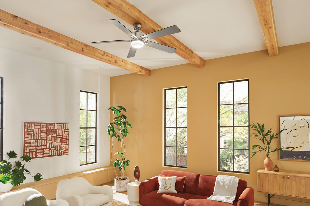 Kichler Canada - 330060PN - 60"Ceiling Fan - Lucian Elite XL - Polished Nickel