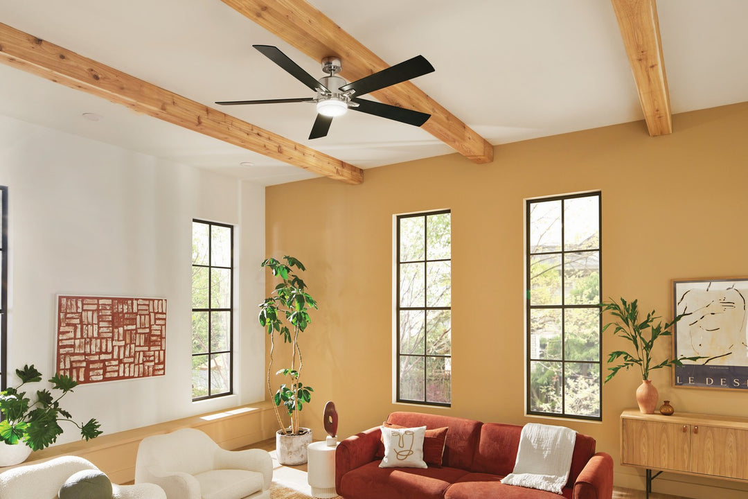Kichler Canada - 330060PN - 60"Ceiling Fan - Lucian Elite XL - Polished Nickel