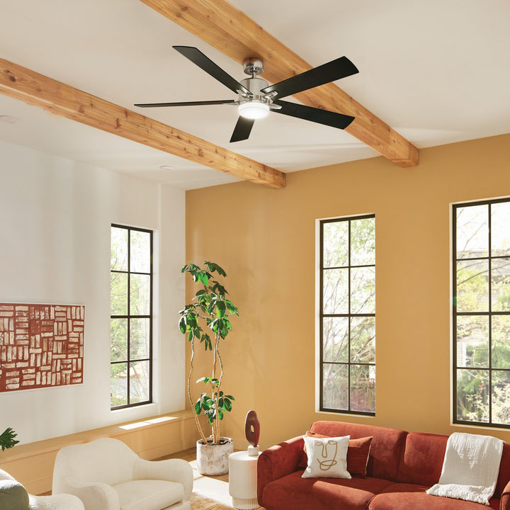 Kichler Canada - 330060PN - 60"Ceiling Fan - Lucian Elite XL - Polished Nickel