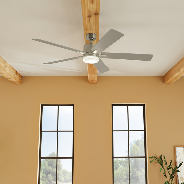Kichler Canada - 330060NI - 60"Ceiling Fan - Lucian Elite XL - Brushed Nickel