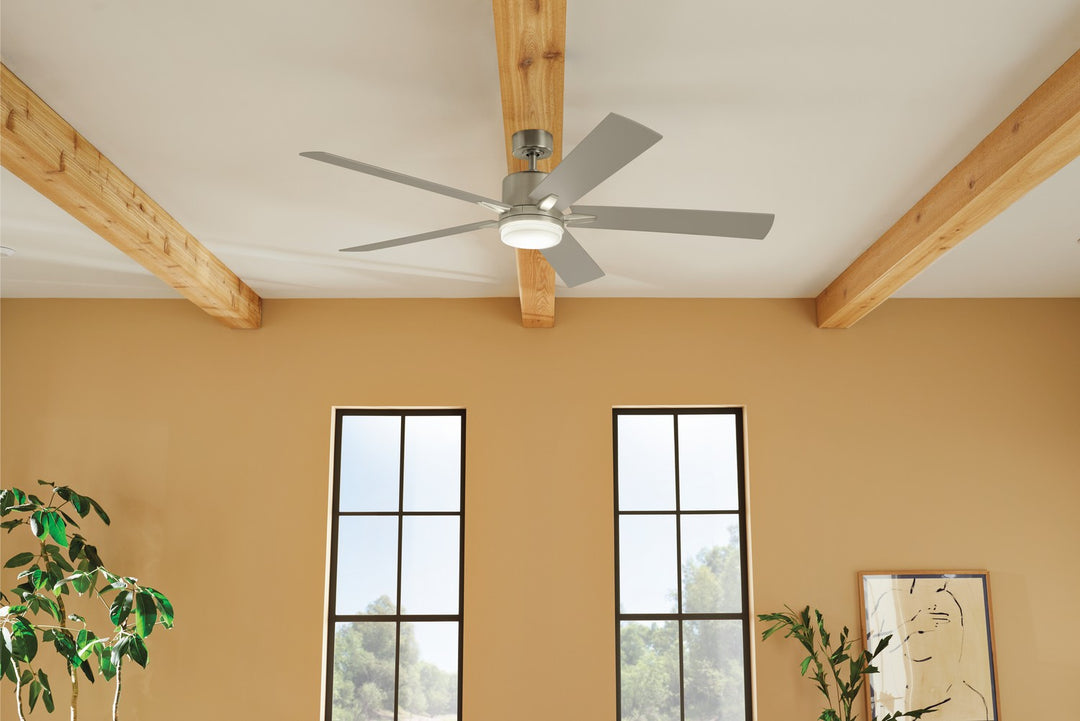 Kichler Canada - 330060NI - 60"Ceiling Fan - Lucian Elite XL - Brushed Nickel
